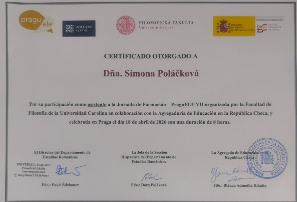 Praguele 2026 certificdo